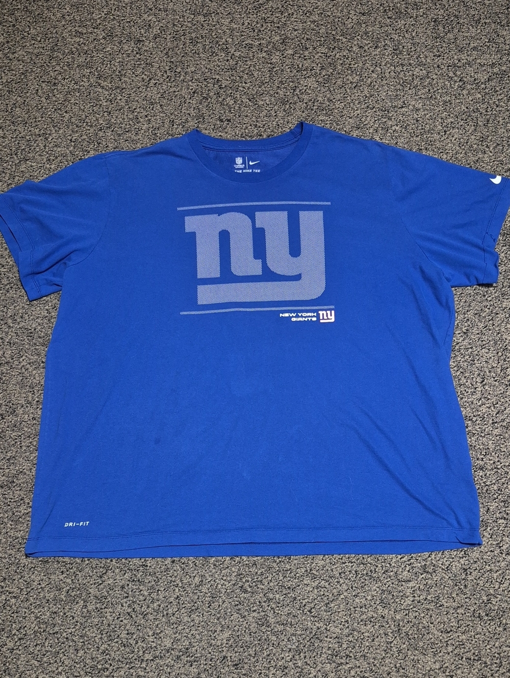 Nike Royal Blue New York Giants Short Sleeve Tee